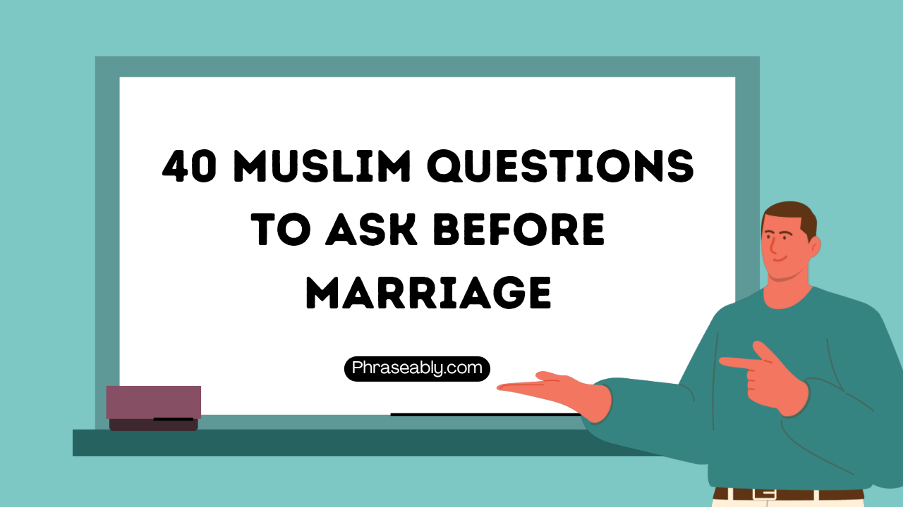 Muslim Questions to Ask Before Marriage