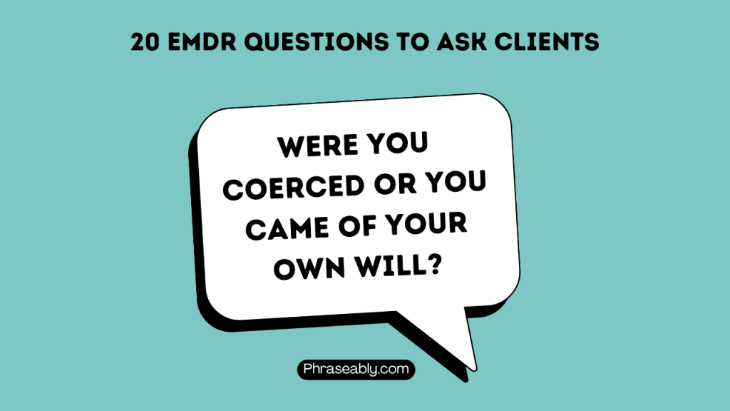 EMDR Questions to Ask Clients