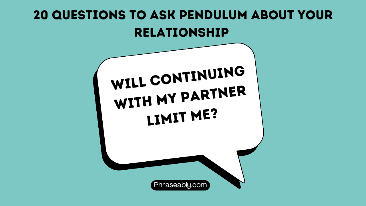 Questions to Ask Pendulum About Your Relationship 