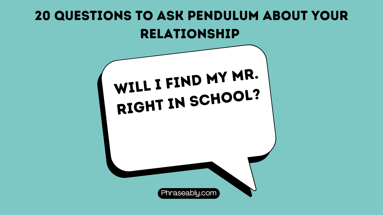 Questions to Ask Pendulum About Your Relationship 