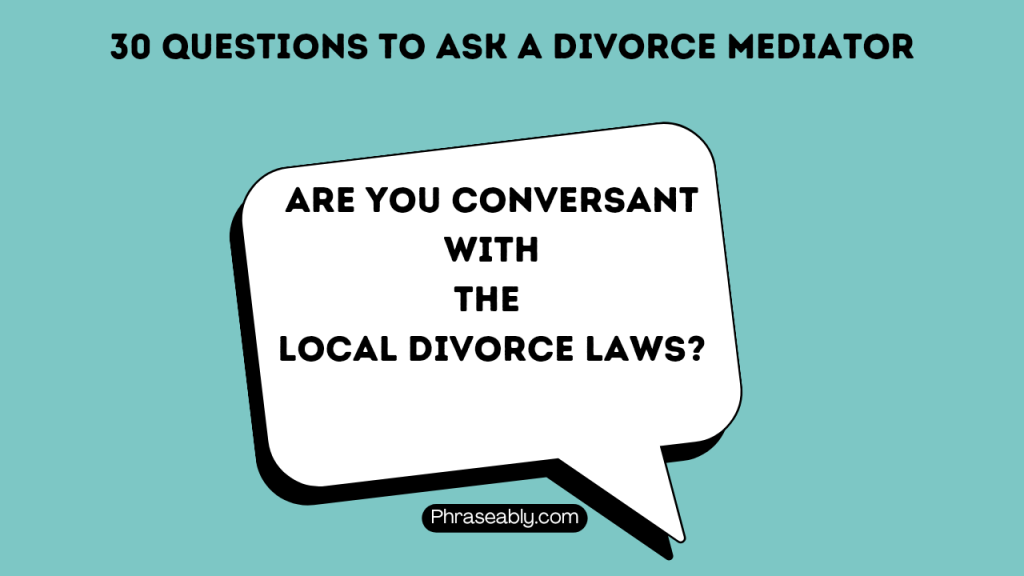 Questions to Ask a Divorce Mediator 