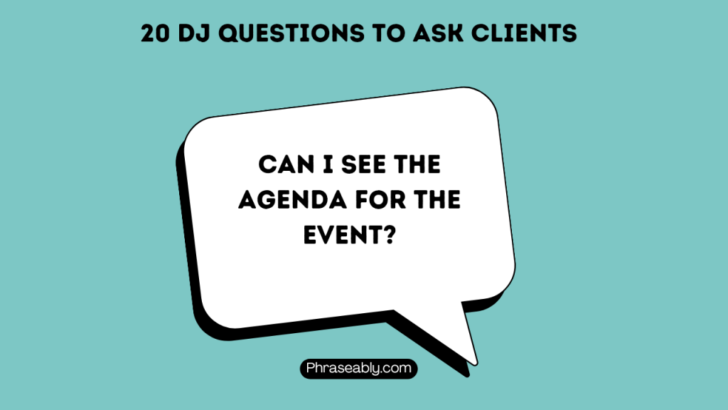 DJ Questions to Ask Clients 