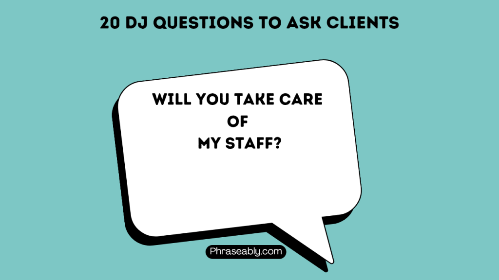 DJ Questions to Ask Clients 