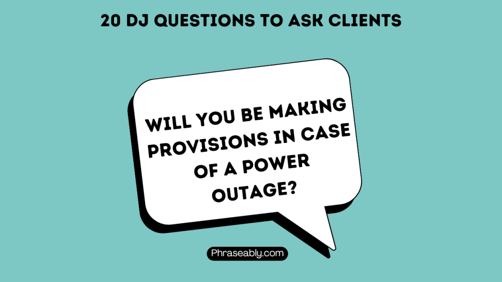 DJ Questions to Ask Clients 