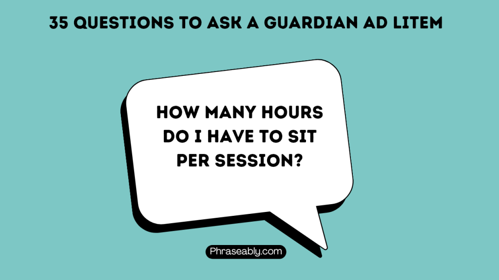 Questions to Ask a Guardian Ad Litem