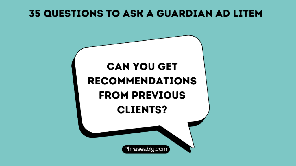 Questions to Ask a Guardian Ad Litem