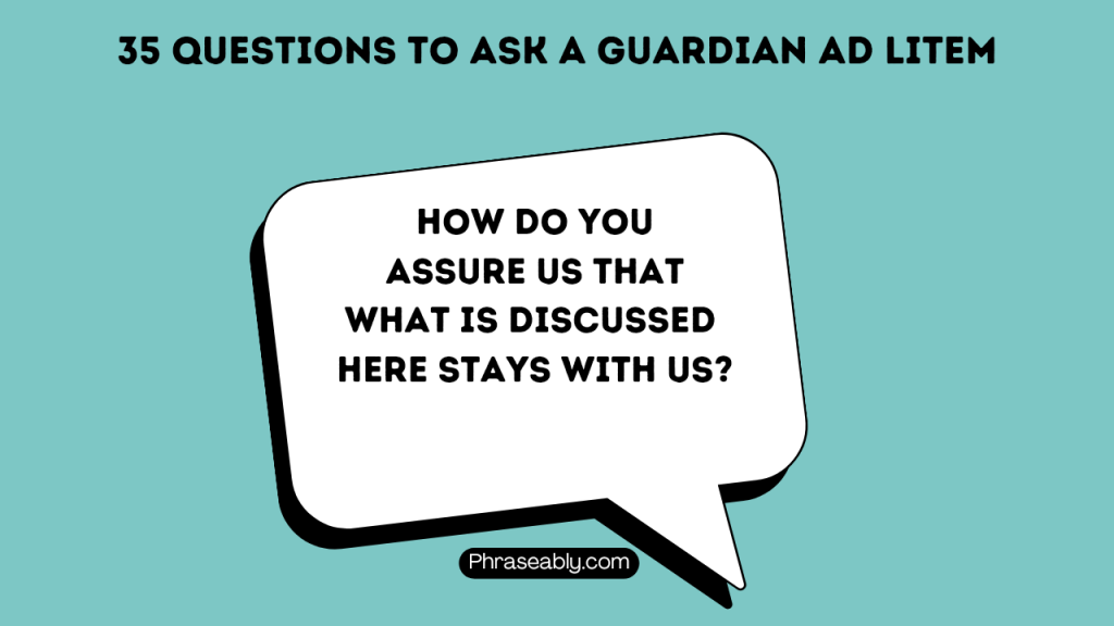 Questions to Ask a Guardian Ad Litem