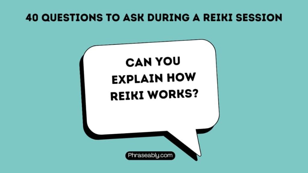 Questions to Ask During a Reiki Session