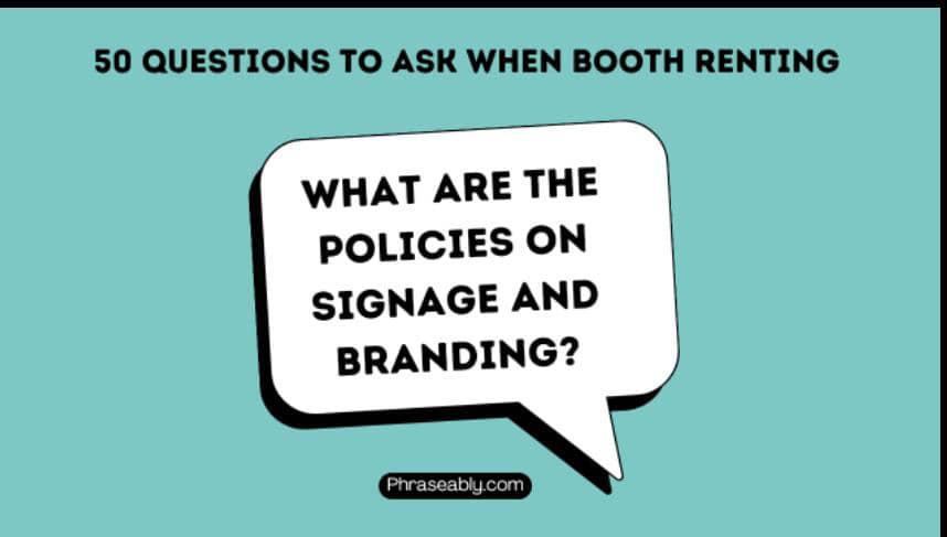 Questions You Should Ask When Renting a Booth