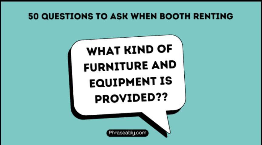 Questions You Should Ask When Renting a Booth