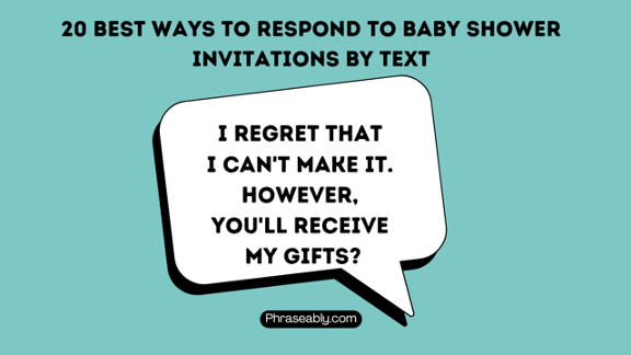 How to Respond to a Baby Shower Invitation via Text