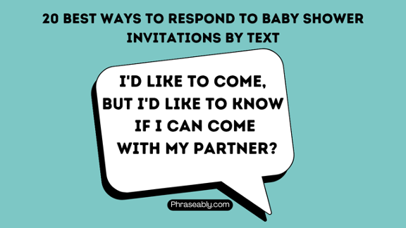 How to Respond to a Baby Shower Invitation via Text