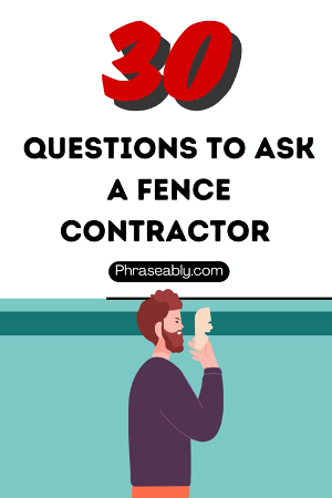 Questions to Ask a Fence Contractor