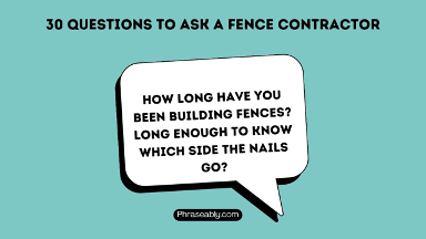 Questions to Ask a Fence Contractor