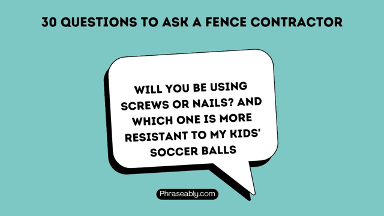 Questions to Ask a Fence Contractor