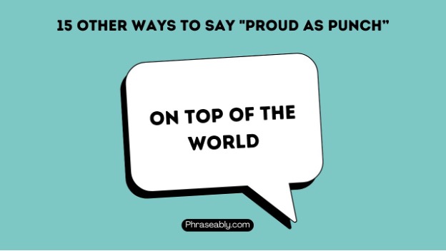 Other Ways to Say Proud As Punch