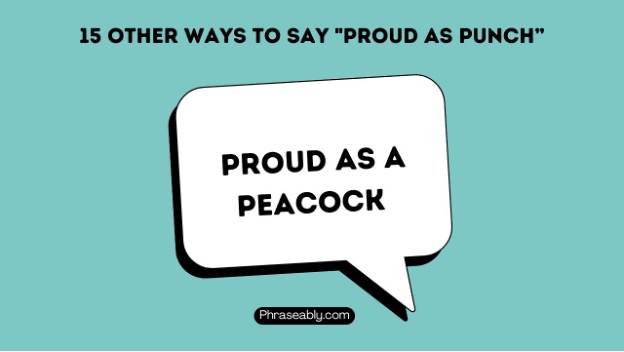 Other Ways to Say Proud As Punch