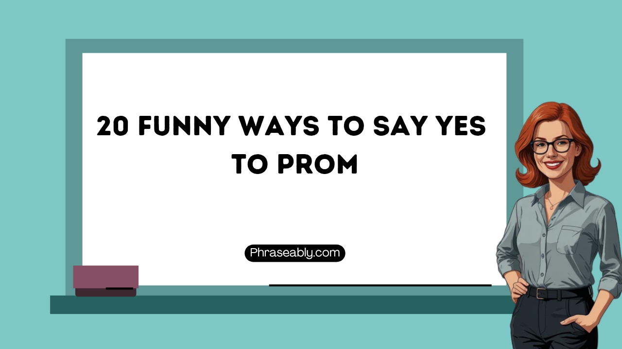 Funny Ways to Say Yes to Prom