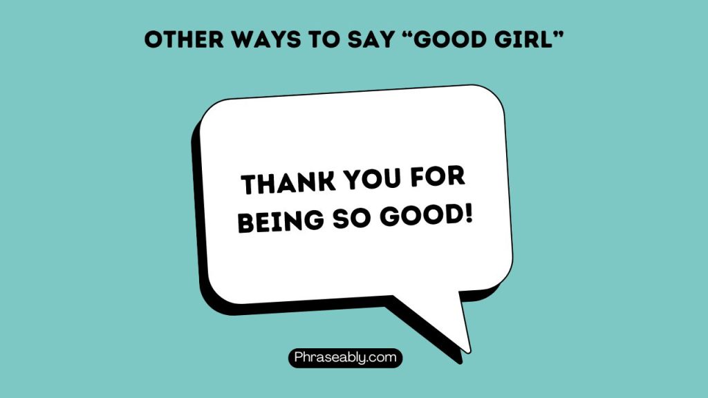 Other Ways to Say Good Girl