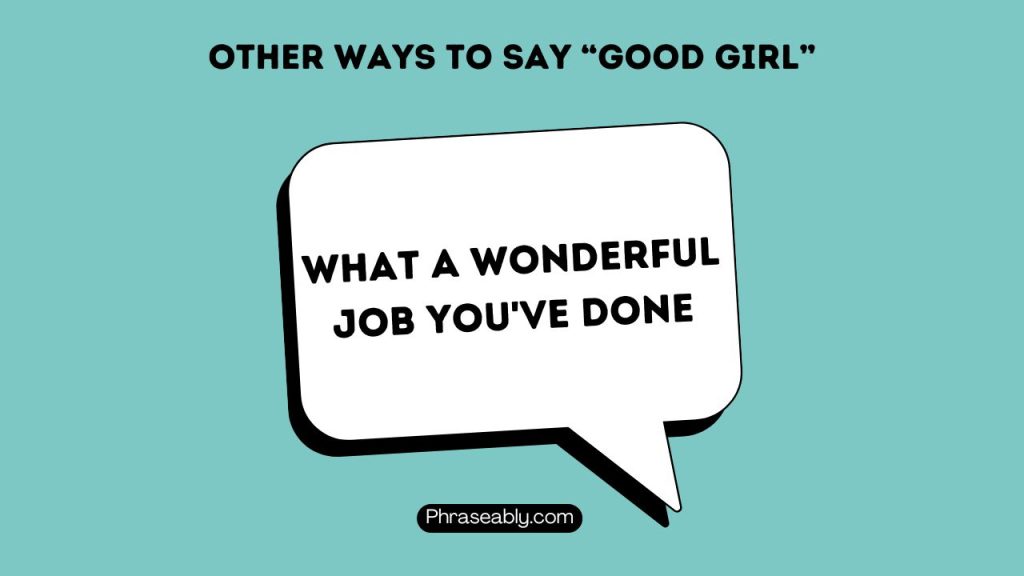 Other Ways to Say Good Girl