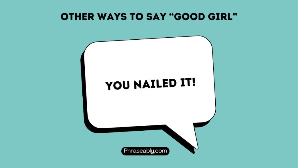 Other Ways to Say Good Girl