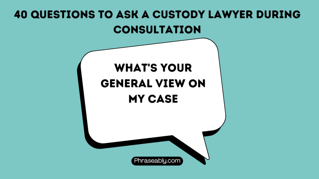 Questions to Ask a Custody Lawyer During Consultation 