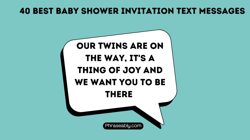 Best Baby Shower Invitation Text Messages 