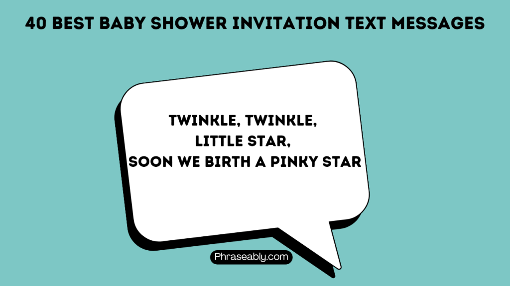 Best Baby Shower Invitation Text Messages 