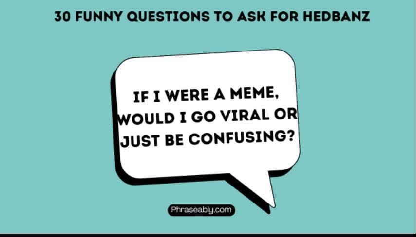 Funny Questions to Ask for Hedbanz