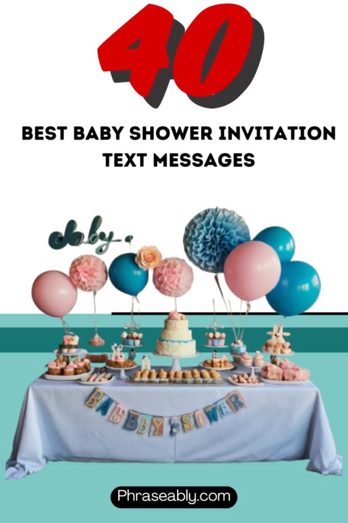 Best Baby Shower Invitation Text Messages 