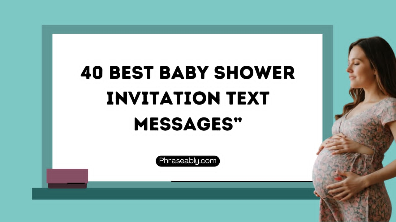 Best Baby Shower Invitation Text Messages 