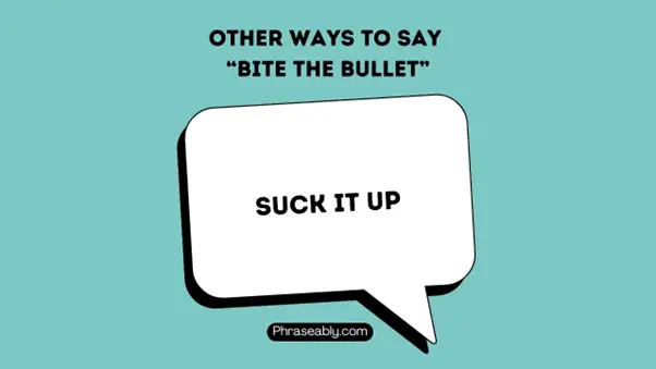 Other Ways to Say Bite the Bullet