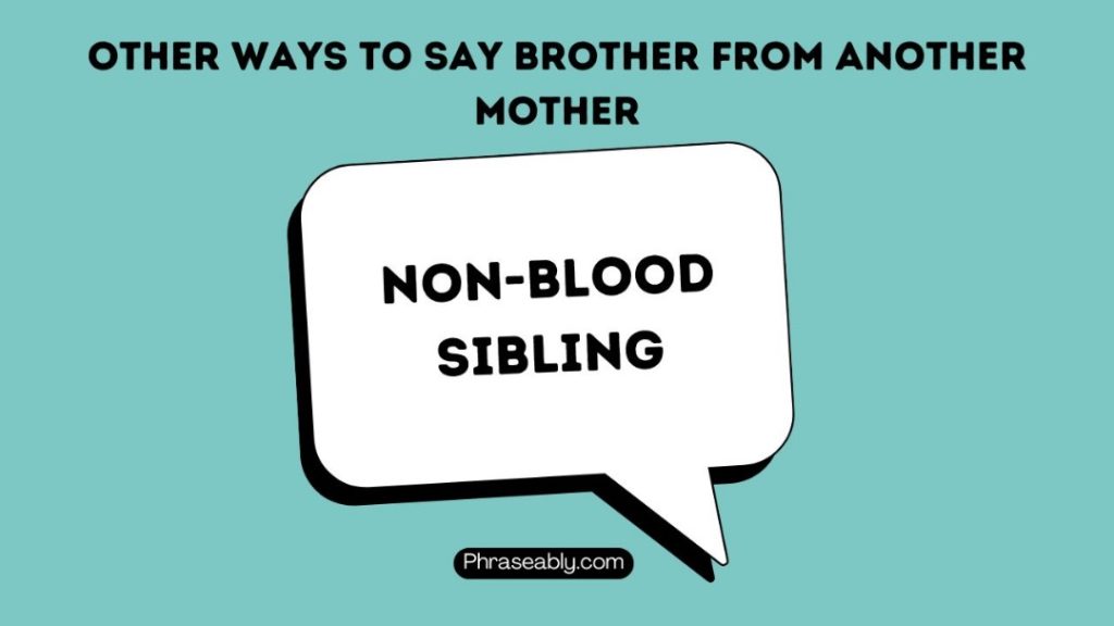 Other Ways to Say Brother From Another Mother