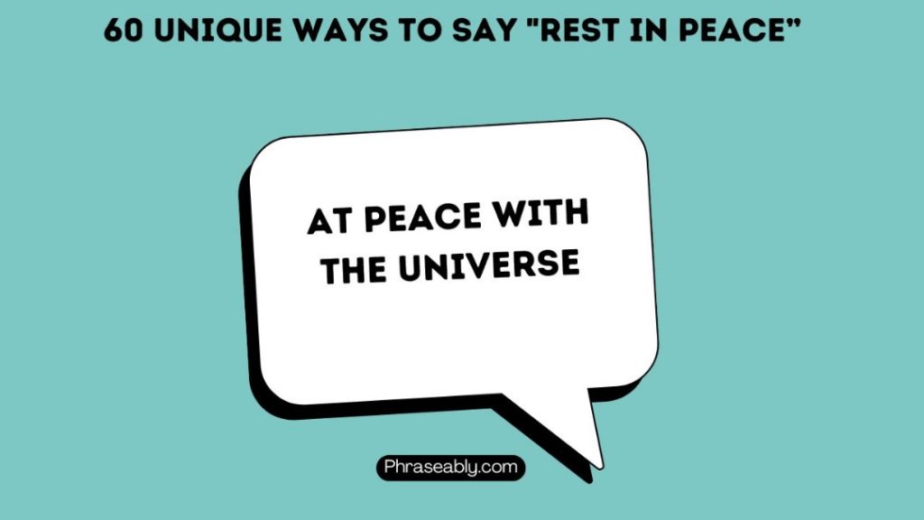 Unique Ways to Say Rest In Peace