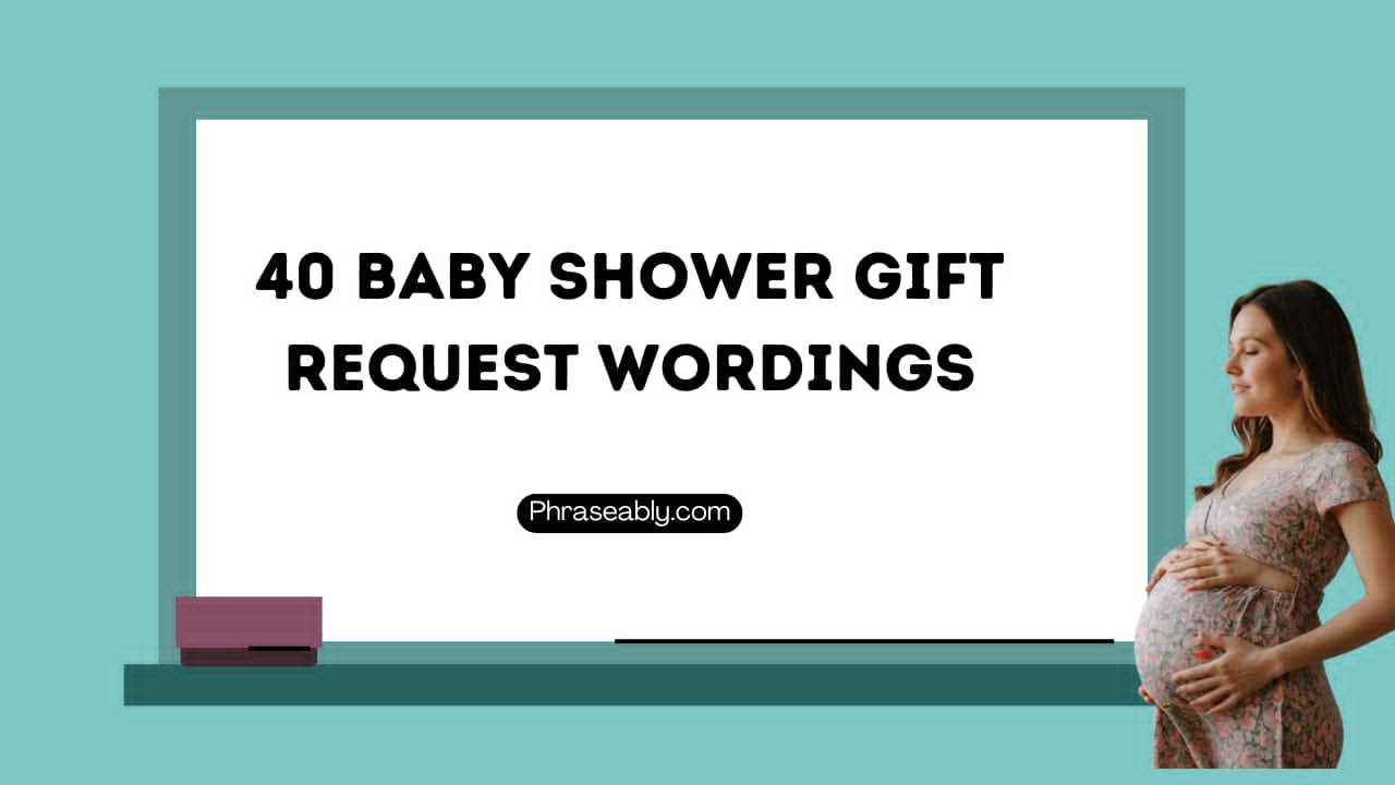 Baby Shower Gift Request Wordings