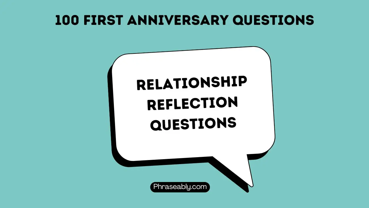 First Anniversary Questions