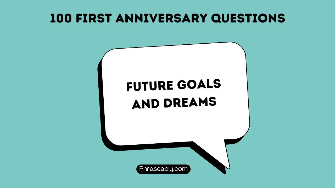 First Anniversary Questions